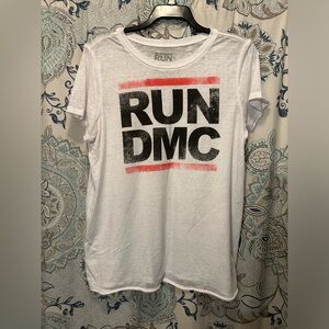 Torrid White RUN DMC Graphic Tee